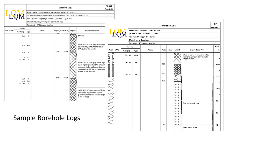 Groundhog Bytes 1 - Borehole Logs and AGS data